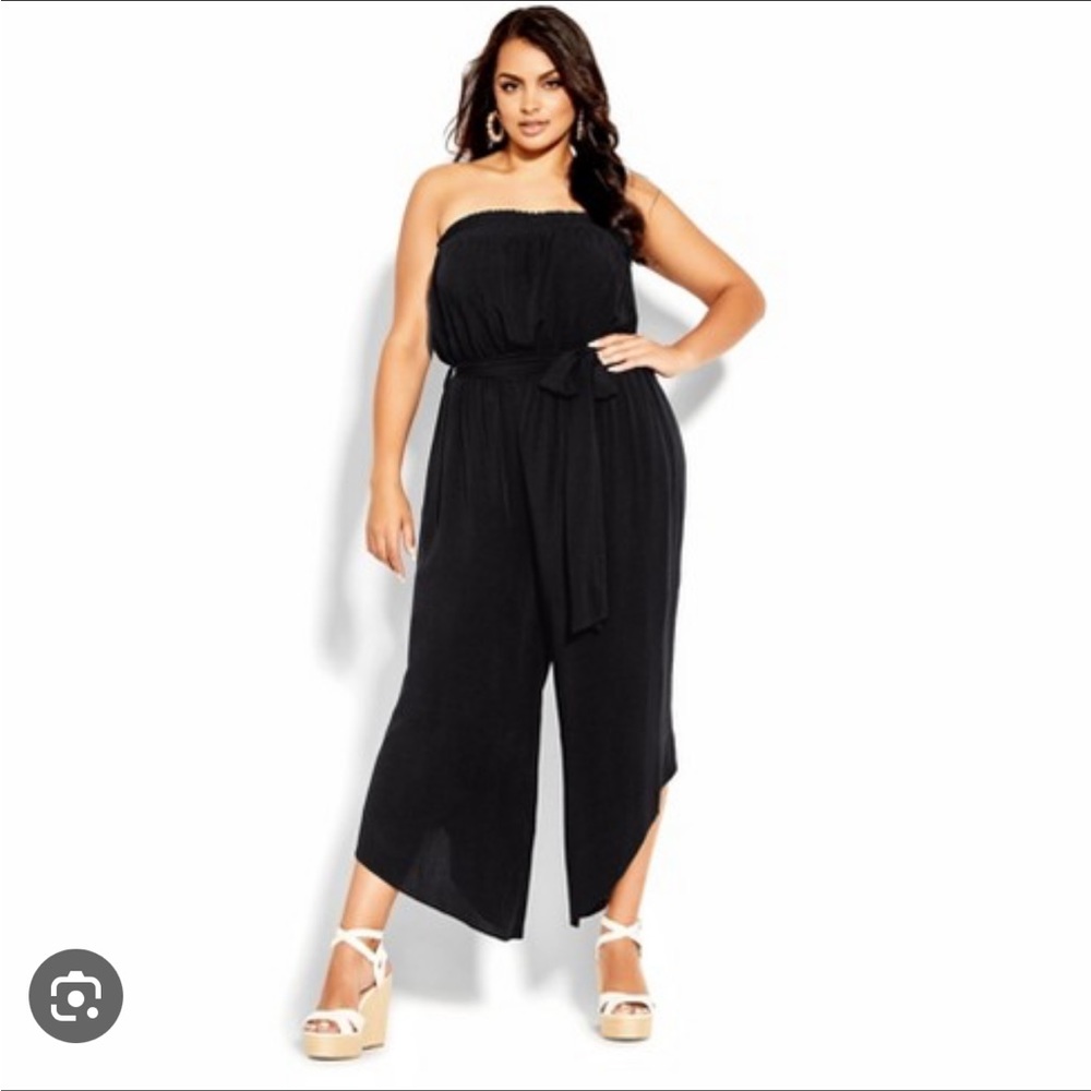 city chic sunny daze jumpsuit NWT size L/20